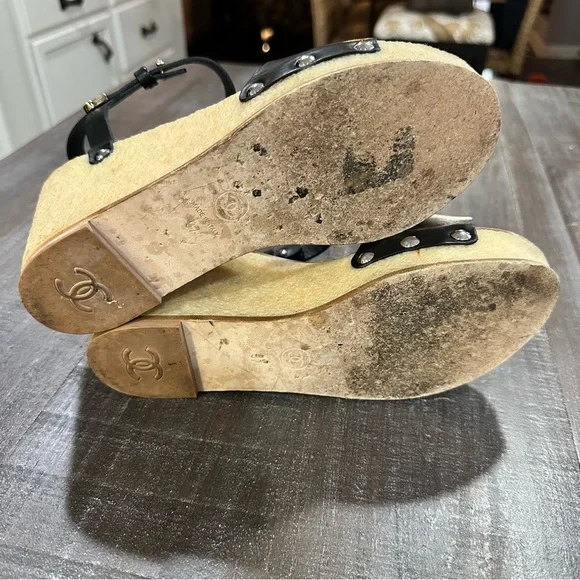 Chanel Black Women's Sandals - Picture 8 of 9